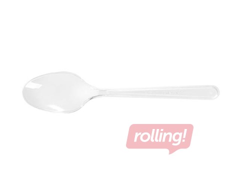 Tējkarotes plastmasas, atkārtoti lietojamas, caurspīdīgas, 50 gab.