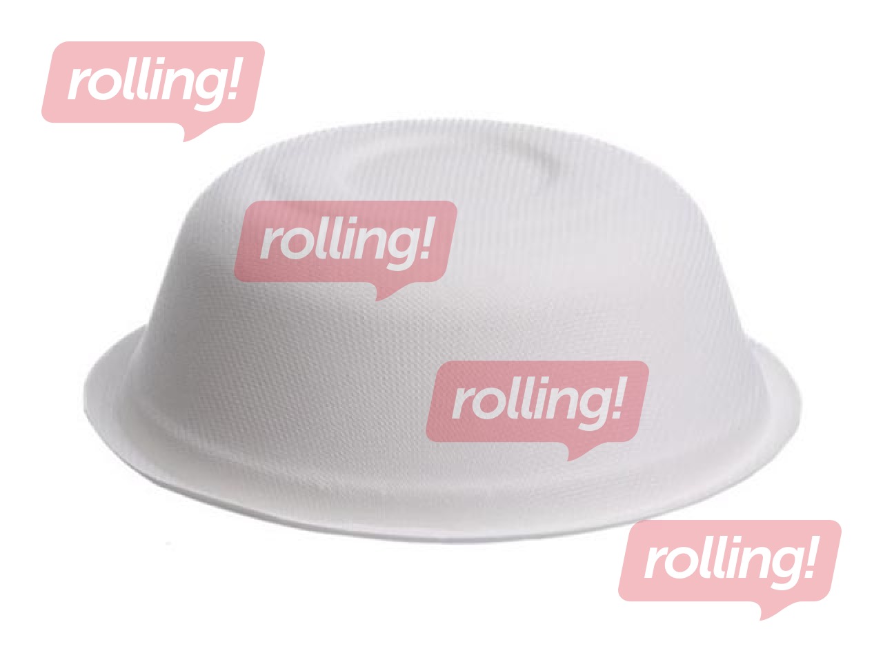 Bļodas zupai, cukuršķiedras, baltas, 500ml, 50 gab.