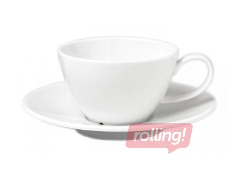 Apakštase Simple Plus, porcelāna, krēmkrāsa, 15.5 cm