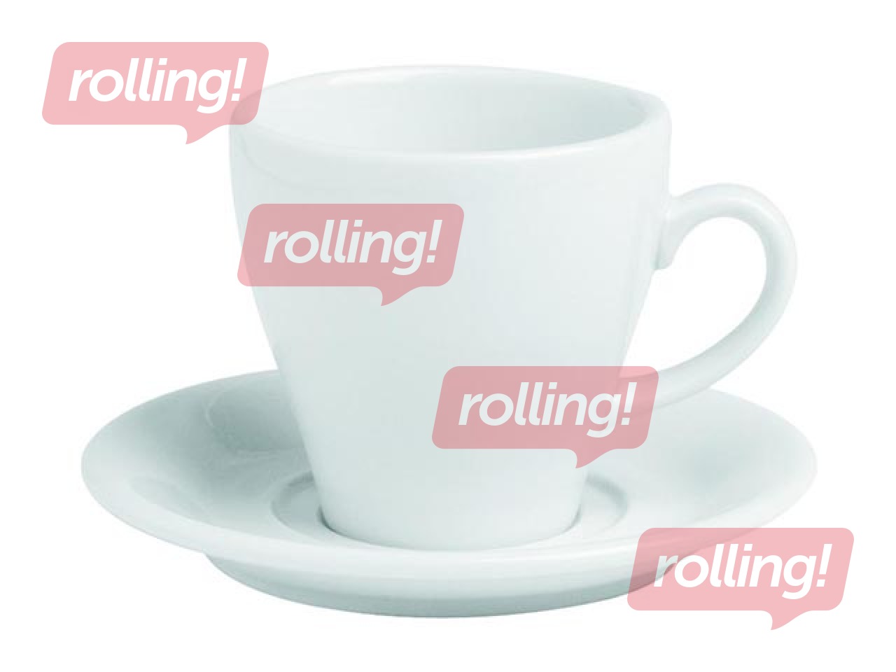 Tējas tase ar apakštasi Bella, 220ml