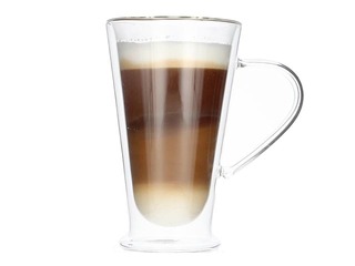 Stikla krūze, Latte, dubultsienu, 300ml