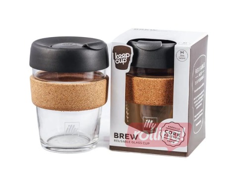 Glāze ar vāciņu Illy, Keepcup, Brew, 340ml