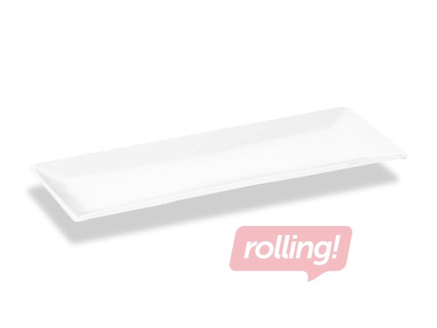Servēšanas šķīvis, suši/kanape 30.5x12cm, porcelāna