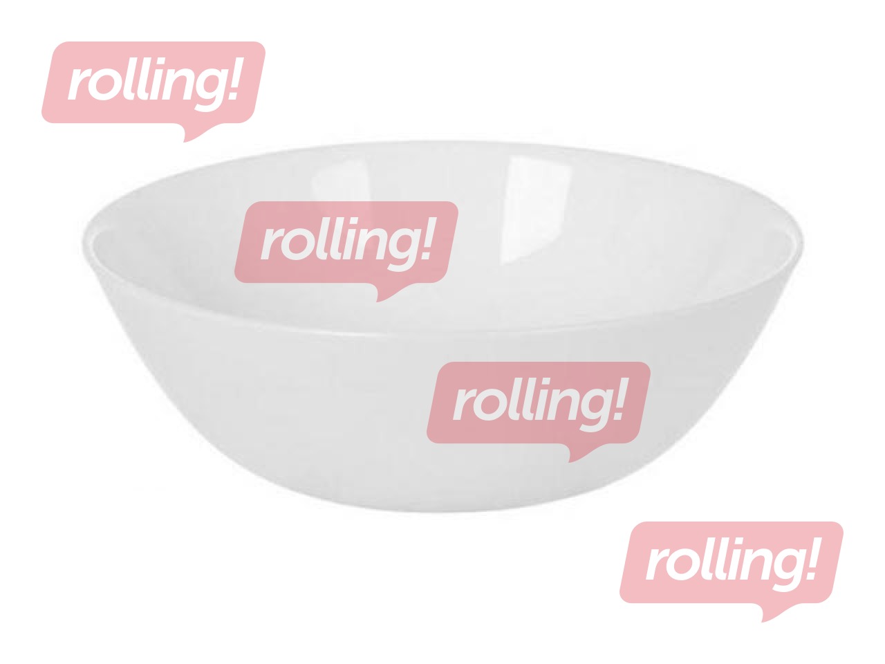 Bļoda Zelie, sktikla, 16cm, balta