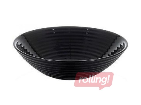 Bļoda Harena, stikla, melna, 16cm, 450ml