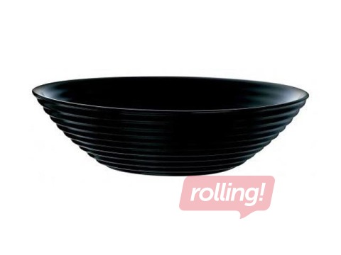 Bļoda salātu Harena, stikla, 27cm, 3.1l , melna