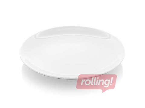 Šķīvis Bianco, gludais, balts, 21cm