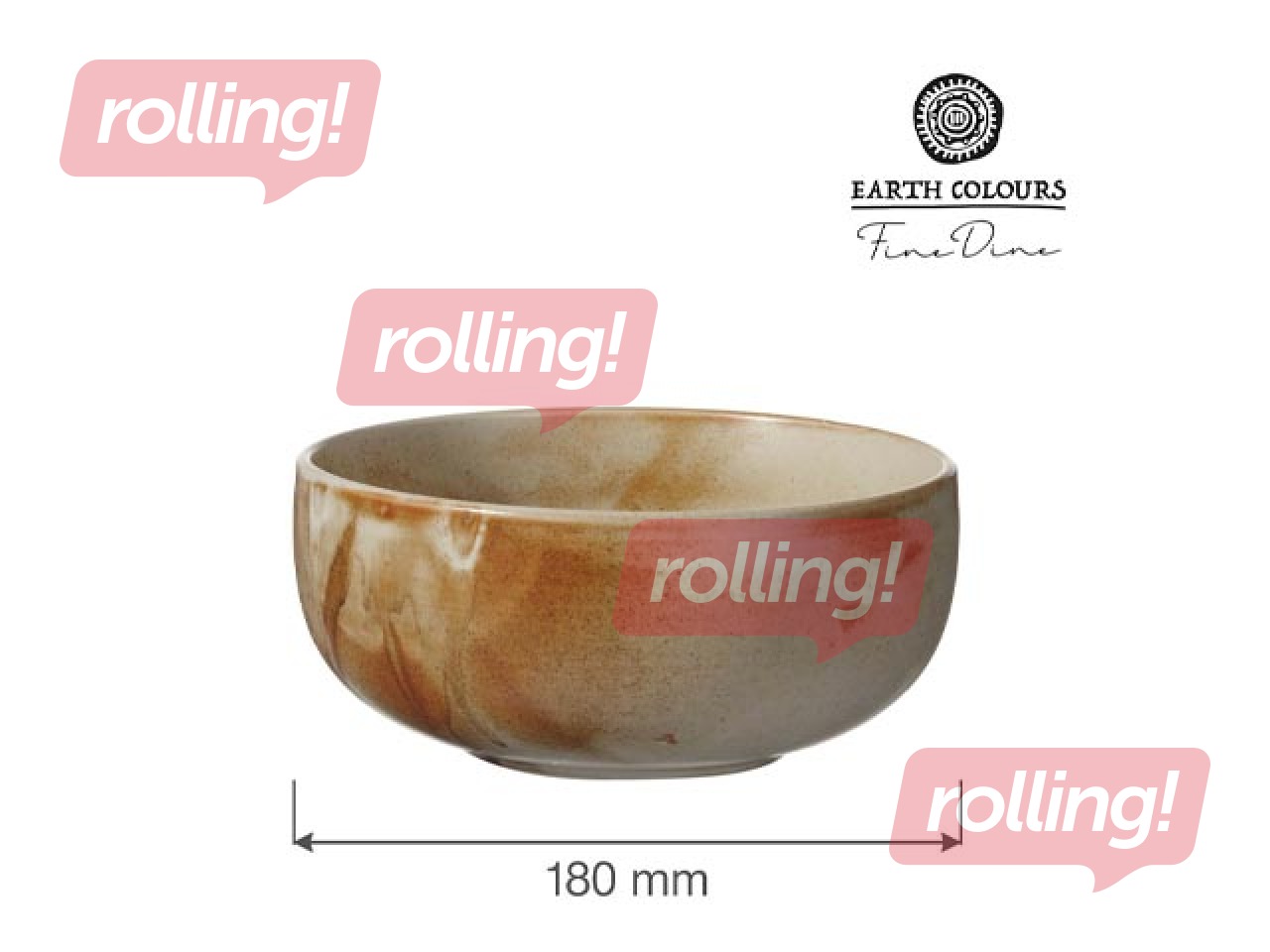 Bļoda Constancy, bēša, 18cm, 1300ml