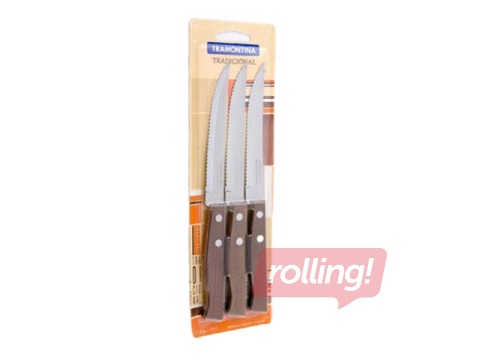 Steika naži ar rievotu asmeni Tramontina, 3 gab.