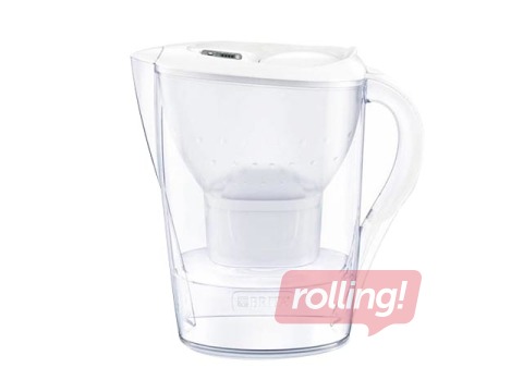 Filtra krūze Brita Marella Cool 2.4L, balta, ar kartridžu