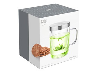 Tējas krūze ar stikla filtru 3in1, Samadoya, S014B, 500ml
