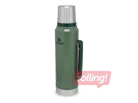 Termoss Stanley, The Legendary Classic Bottle, zaļš, 1l