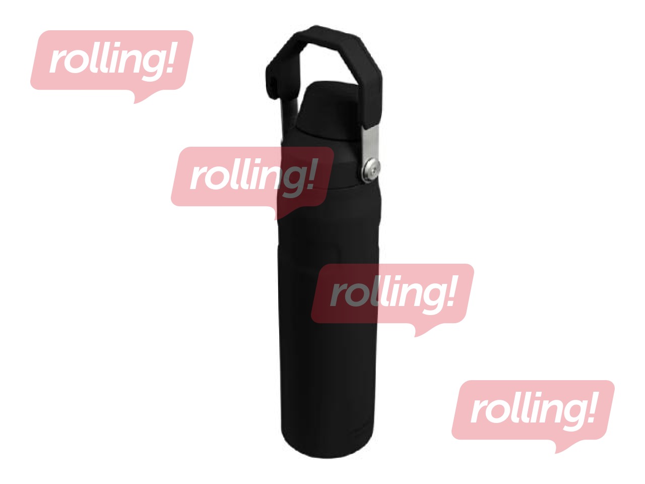 Termopudele Stanley, The Aerolight IceFlow Water Bottle Fast Flow, melna, 0.6l