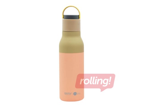 Termopudele Asobu Metro, SBV34, pasteļu oranža, 650ml