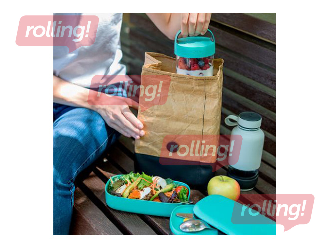 Pusdienu soma Lekue, To Go, brūna