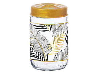 Burka ar plastmas vāku Gold Leaf, 660ml, stikla