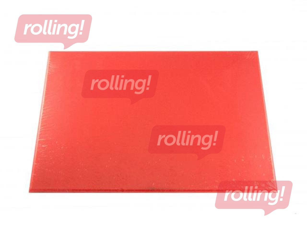 Virtuves dēlītis 45.7x30.5cm, h-1.27cm  plastmasas, sarkans