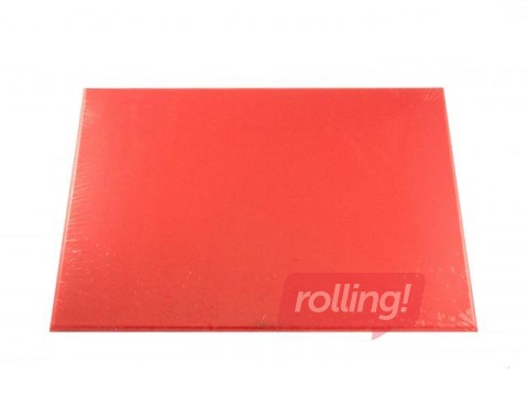 Virtuves dēlītis 45.7x30.5cm, h-1.27cm  plastmasas, sarkans