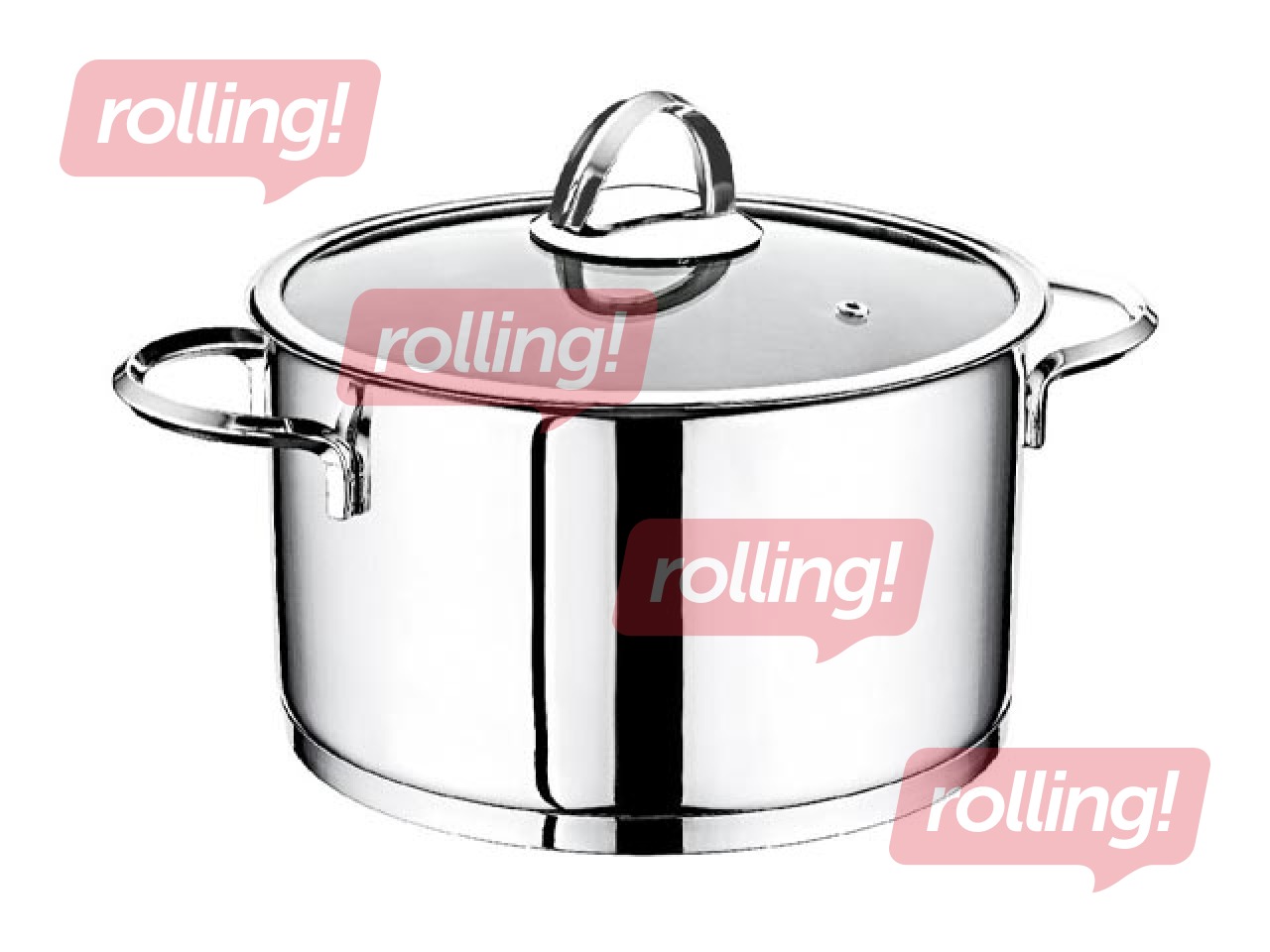 Katls ar vāku O.M.S., nerūsējošais tērauds, 2.9l, 20cm