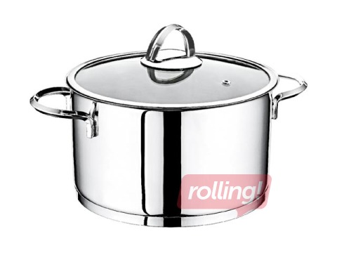 Katls ar vāku O.M.S., nerūsējošais tērauds, 2.9l, 20cm