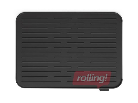 Silikona paliktnis-žavētājs traukiem SinkSide, tumši pelēks, 33x44cm