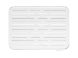 Silikona paliktnis-žavētājs traukiem SinkSide, gaiši pelēks, 33x44cm