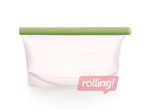 Pārtikas maisiņš Lekue, atkārtoti izmantojams, silikona, 1l