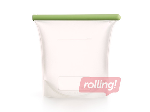 Pārtikas maisiņš Lekue, atkārtoti izmantojams, silikona, 1.5l