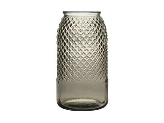 Vāze stikla Diamond, h-28cm, brūna