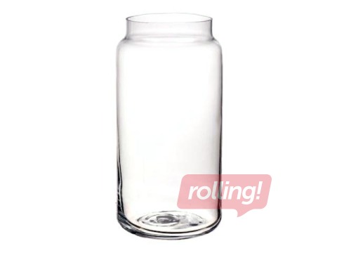 Vāze stikla Alida  Ø10, h-20cm, caurspīdīgs