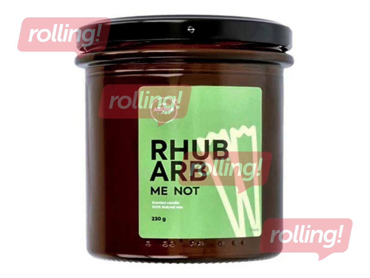 Aromātiskā svece Modern Fruits, Rhubarb, 230g