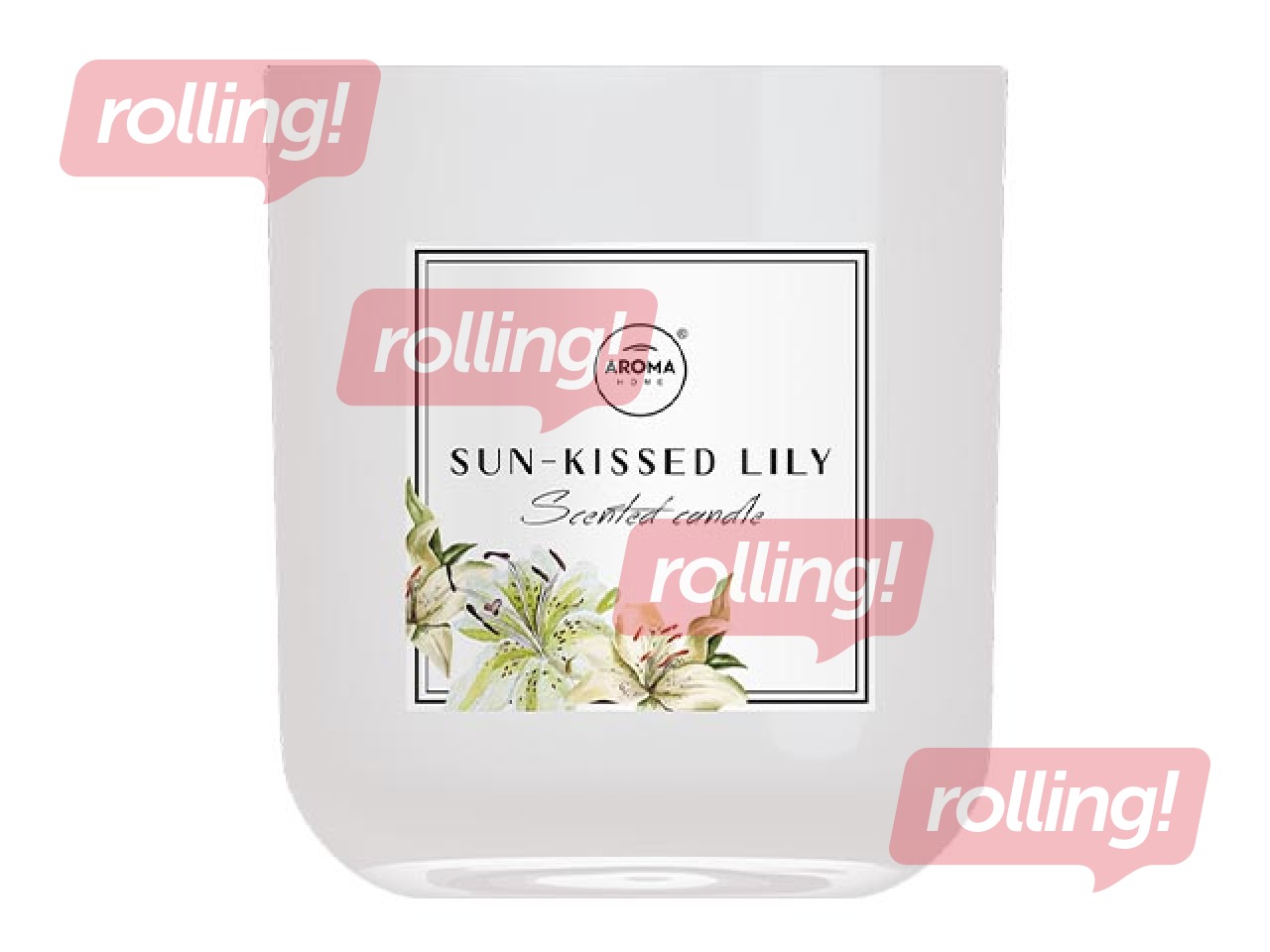 Aromātiskā svece Aroma, PERFUME, Sun-kissed lily, 150g