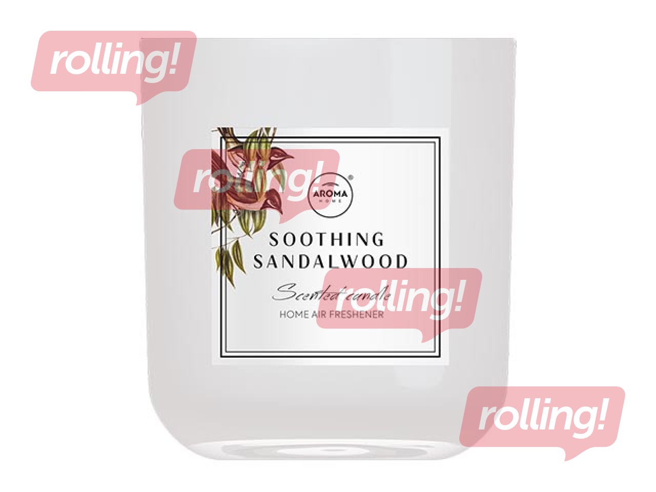 Aromātiskā svece Aroma, PERFUME, Soothing Sandalwood, 150g