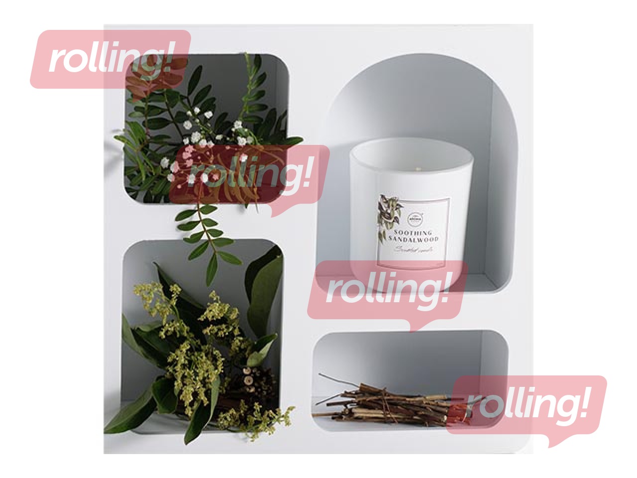 Aromātiskā svece Aroma, PERFUME, Soothing Sandalwood, 150g