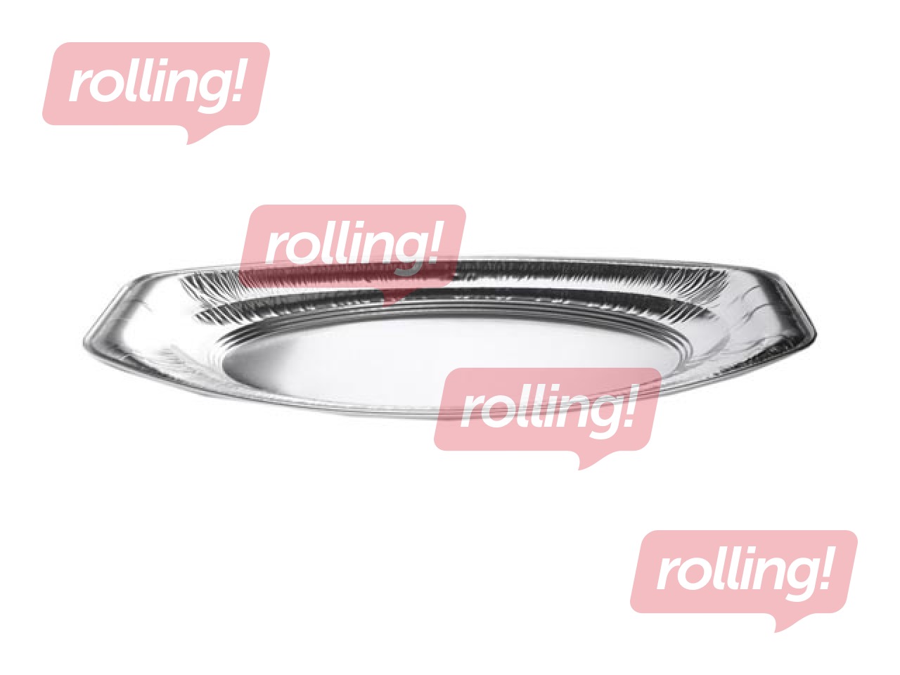 Paplātes, 54.6x34.9 cm, alumīnija, 10 gab.