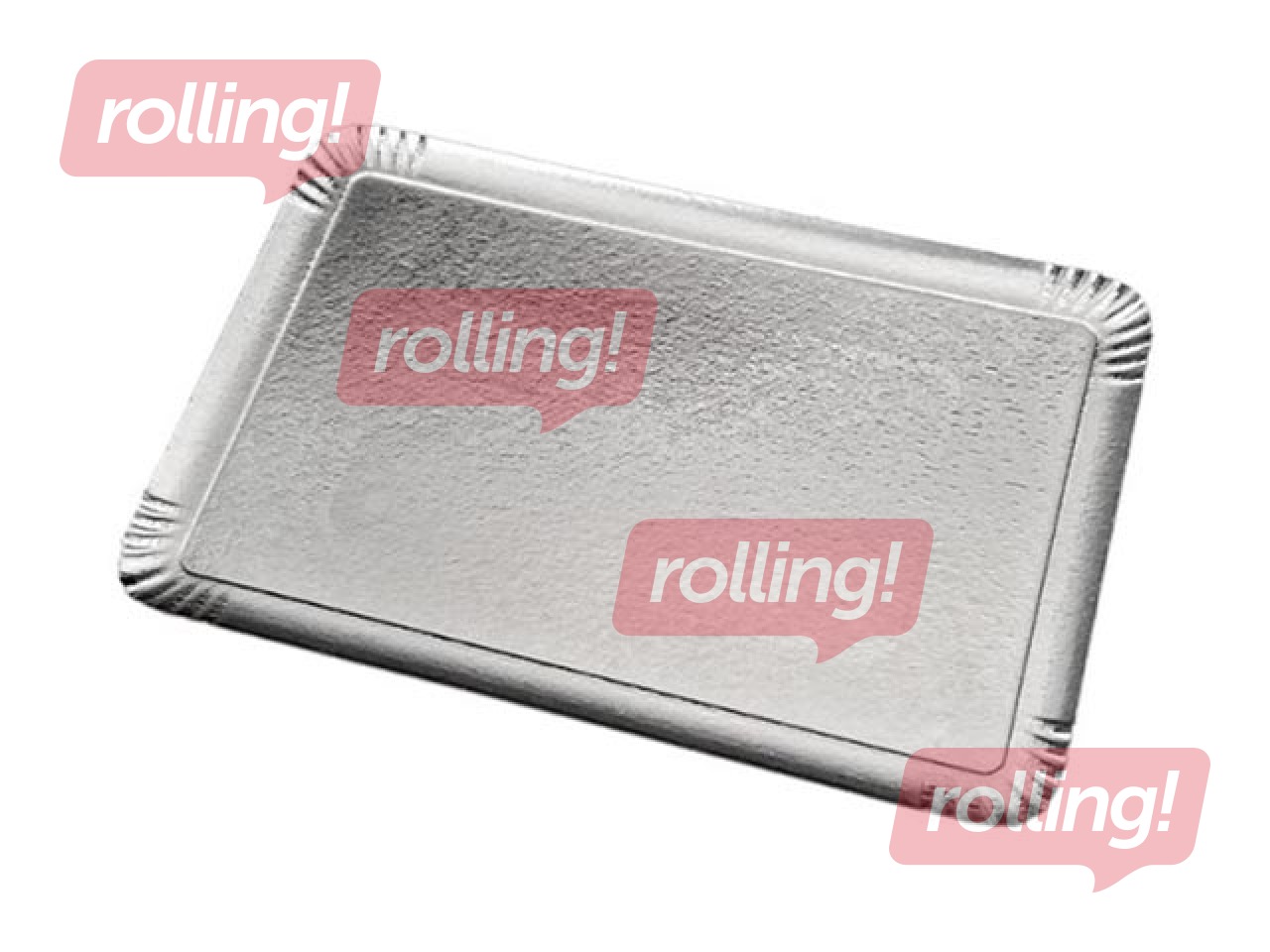 Paplāte, 32x42 cm, papīra ar alumīnija parklājumu