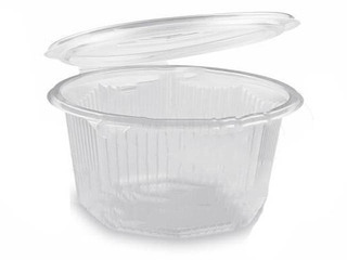 Kārbas ar vākiem, plastmasas, 1000ml, 50 gab.