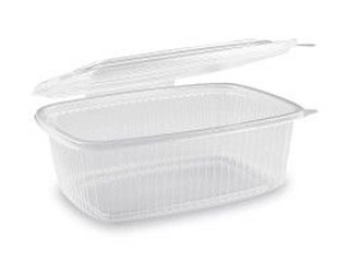 Kārbas ar vākiem, plastmasas, 1500ml, 23.4 x 17.7 cm h-7 cm, 25 gab.