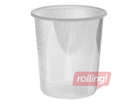 Kārbas, plastmasas, apaļa, 500 ml, 100 gab.