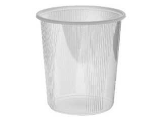Kārbas, plastmasas, apaļa, 500 ml, 100 gab.