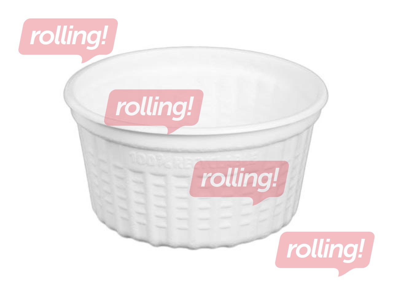 Trauki karstiem ēdieniem, 350ml,  Ø115/60mm, PP, 25 gab.