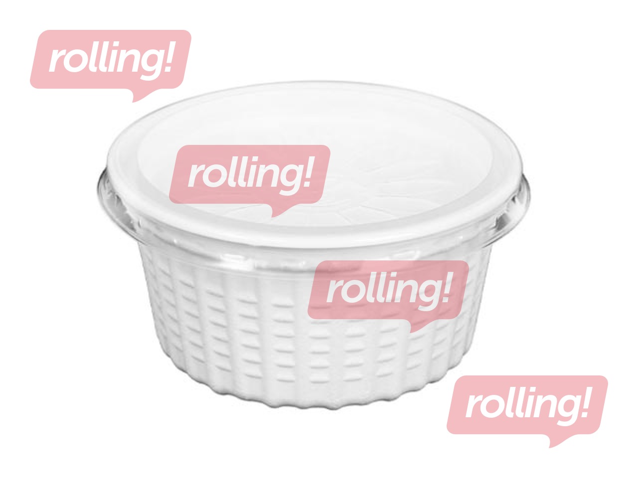 Trauki karstiem ēdieniem, 350ml,  Ø115/60mm, PP, 25 gab.