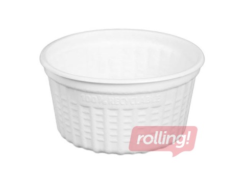 Trauki karstiem ēdieniem, 350ml,  Ø115/60mm, PP, 25 gab.