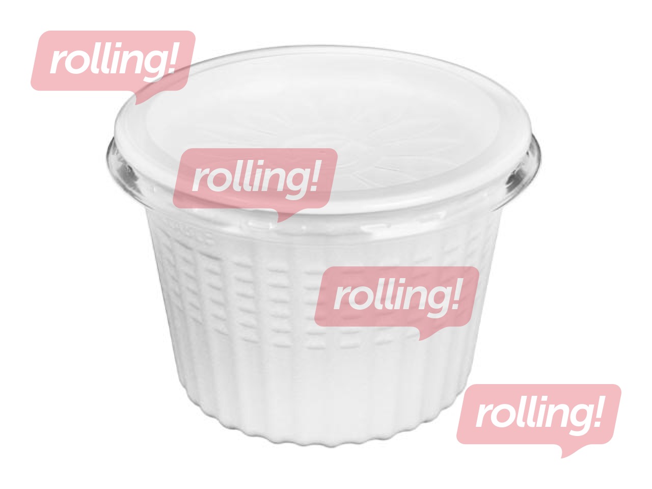 Vāki traukiem, karstiem ēdieniem, Ø115mm, PP, 25 gab.