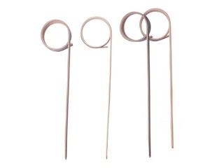 Iesmiņi SPIRAL, 9 cm, melni, 70 gab.