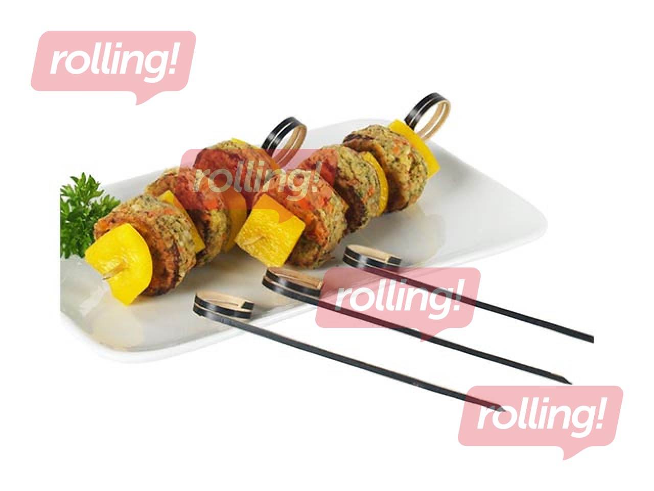 Iesmiņi SPIRAL, 9 cm, melni, 70 gab.