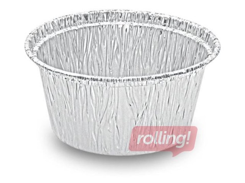 Alumīnija trauki Ø8 cm, h3.4 cm, 100 gab.