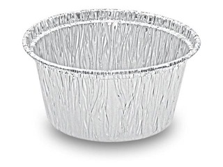 Alumīnija trauki Ø8 cm, h3.4 cm, 100 gab.