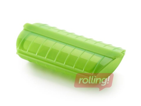 Tvaicēšanas trauks mikroviļņu krāsnij Lekue, 1-2 personām, zaļš