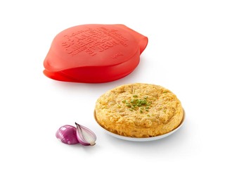 Spāņu omletes gatavotājs mikroviļņu krāsnij Lekue
